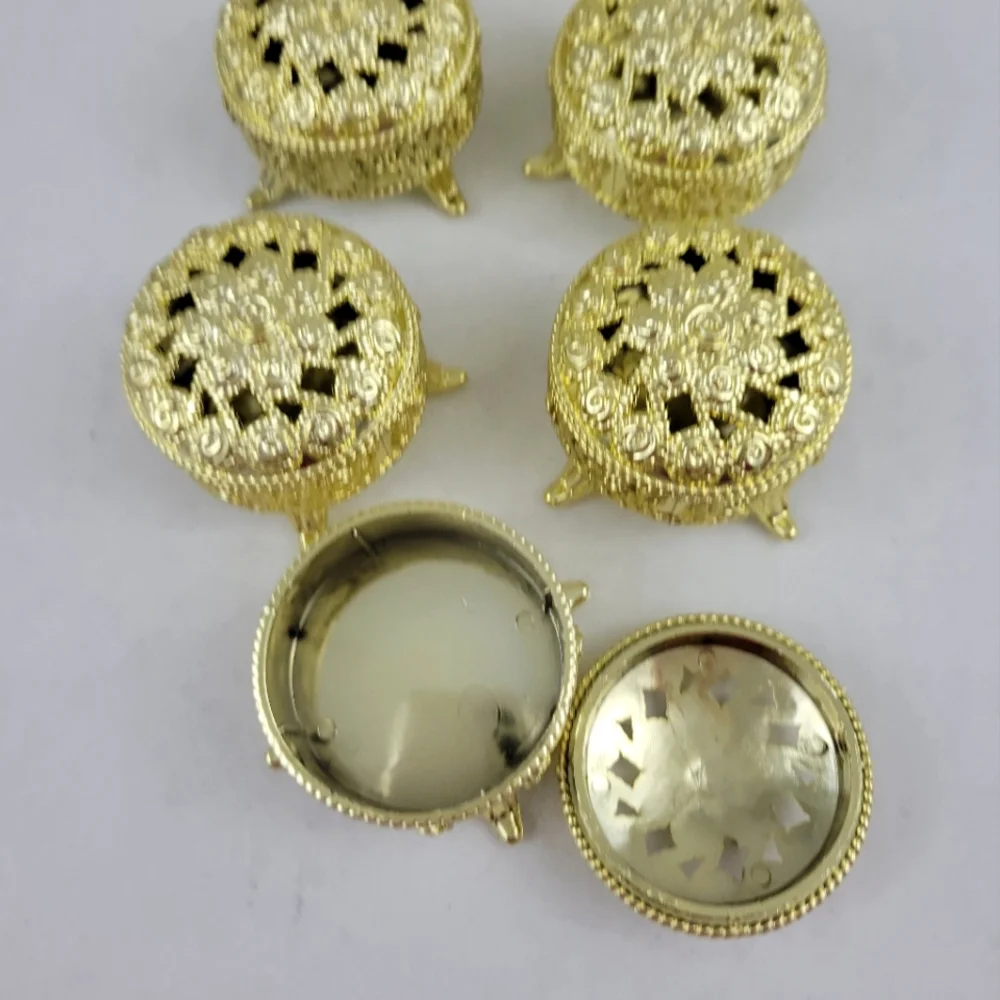 Elegant Gold Jewelry Box Set